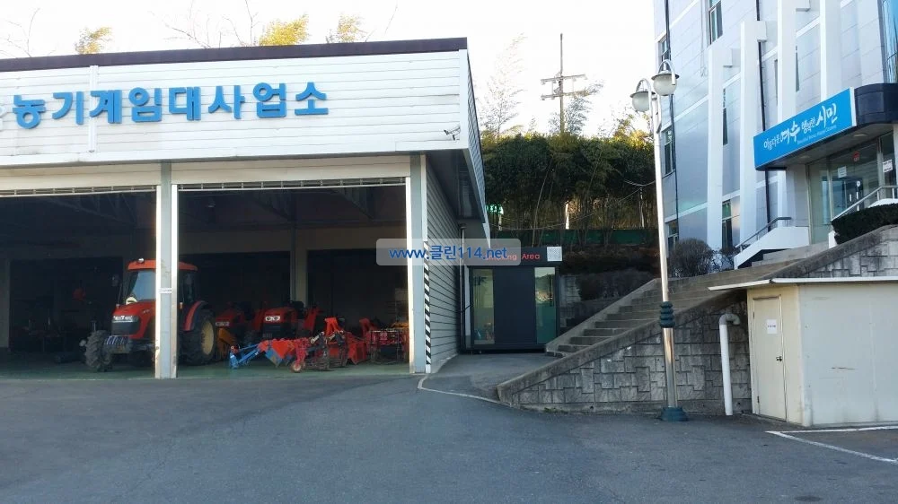 여수시 농업기술센터 흡연부스 설치 사례