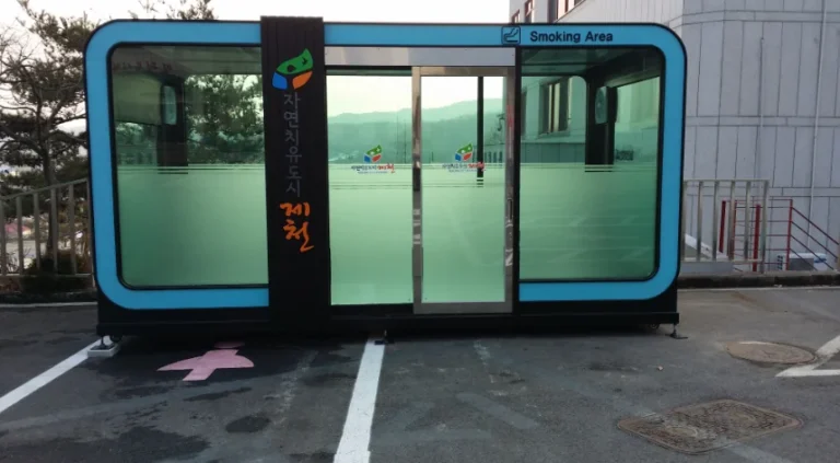 제천시 실외 흡연부스